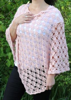 Häkelanleitung Poncho "Umarmung", alle Größen